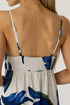 Maxikleid Weiß-Blau LABEL OF LOVE